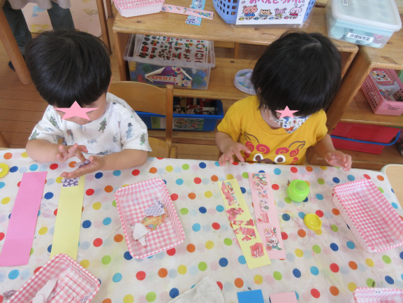 七夕制作をしました 井堀保育園 七夕制作をしました 井堀保育園